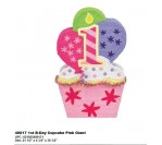 Hit Pinata - 1st Birthday Pink Cupcake